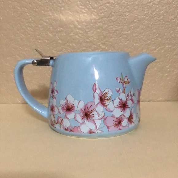 Alfred Kitchen Alfred Ceramic And Stainless Steel Teapot 2 Oz 59 Ml